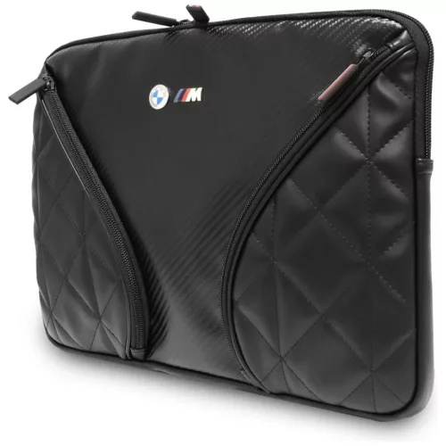 BMW Carbon Zsebek és Fém Logó Laptop Táska 14" fekete-3666339478445 2 kép