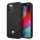  iPhone 12/12 Pro BMW Perforált bőrtok fekete (BMHCP12MRSWPK)