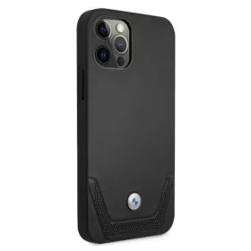  iPhone 12/12 Pro BMW Perforált bőrtok fekete (BMHCP12MRSWPK)-3666339010812 1 kép