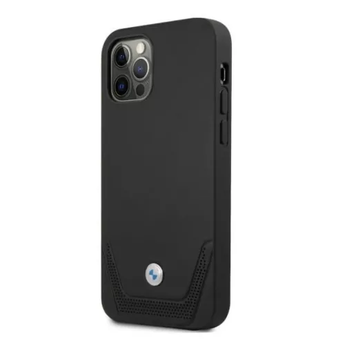  iPhone 12/12 Pro BMW Perforált bőrtok fekete (BMHCP12MRSWPK)-3666339010812 2 kép