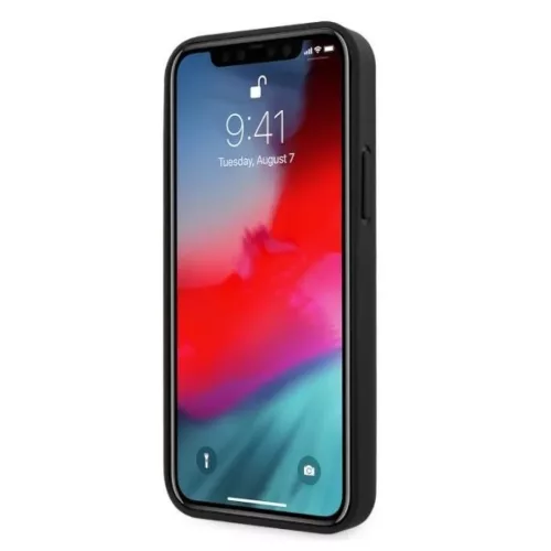  iPhone 12/12 Pro BMW Perforált bőrtok fekete (BMHCP12MRSWPK)-3666339010812 3 kép
