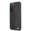 Samsung Galaxy S22+ Plus BMW PU Triangles Tricolor tok fekete (BMHCS22-3666339043308 6 kép
