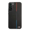 Samsung Galaxy S22+ Plus BMW PU Triangles Tricolor tok fekete (BMHCS22-3666339043308 5 kép