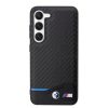 Samsung Galaxy S23 Plus BMW M PU Carbon Blue Line tok fekete-3666339114589 5 kép