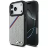 iPhone 17 Pro BMW M Tricolor Metal Logo MagSafe tok szürke