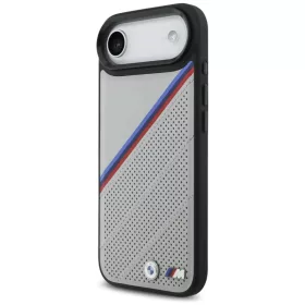 iPhone 17 Air BMW M Trikolor Fém Logó MagSafe tok szürke-3666339480370 2 kép