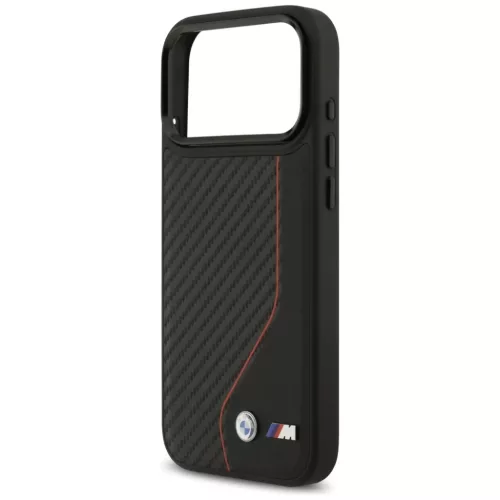 iPhone 17 Pro Max BMW M Carbon Line & Logo MagSafe piros tok-3666339482152 6 kép