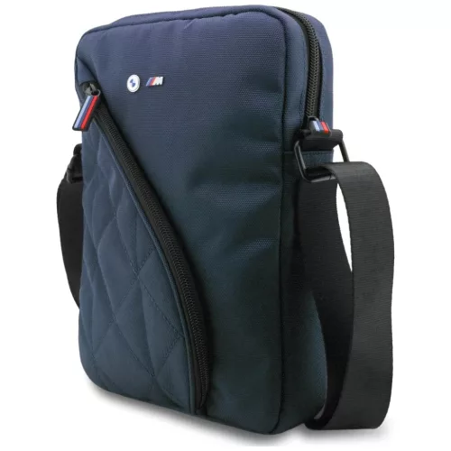 BMW Nylon Zsebek & Fém Logó 10" táska - sötétkék-3666339540326 2 kép