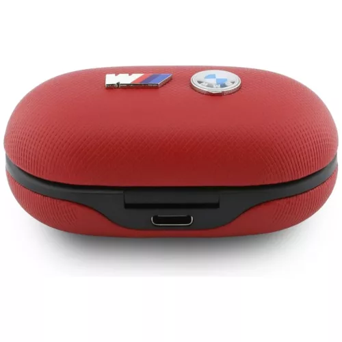 BMW bluetooth fülhallgató TWS Metal Logo ENC piros-3666339593872 4 kép
