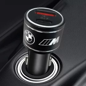 BMW töltő BMCCMUSBCK PD-QC 3.0 20W Gyors Töltés fekete/fekete M Ed-3666339122485 2 kép