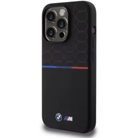  iPhone 15 Pro Fekete BMW M Szilikon Mintás MagSafe tok-3666339145965 2 kép