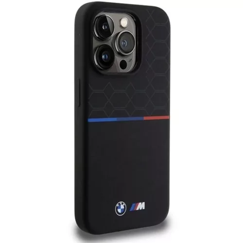  iPhone 15 Pro Fekete BMW M Szilikon Mintás MagSafe tok-3666339145965 4 kép