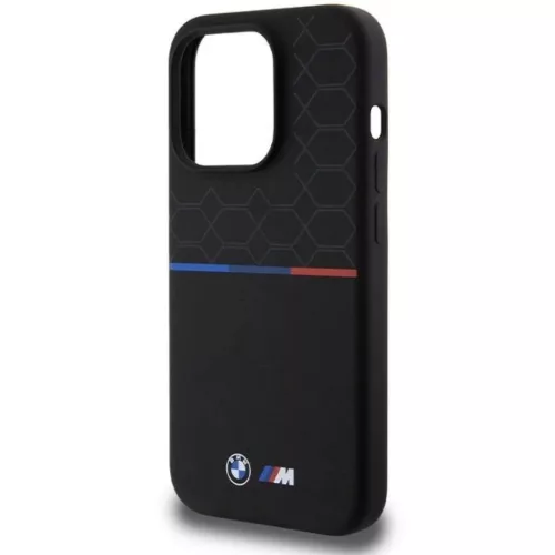  iPhone 15 Pro Fekete BMW M Szilikon Mintás MagSafe tok-3666339145965 6 kép
