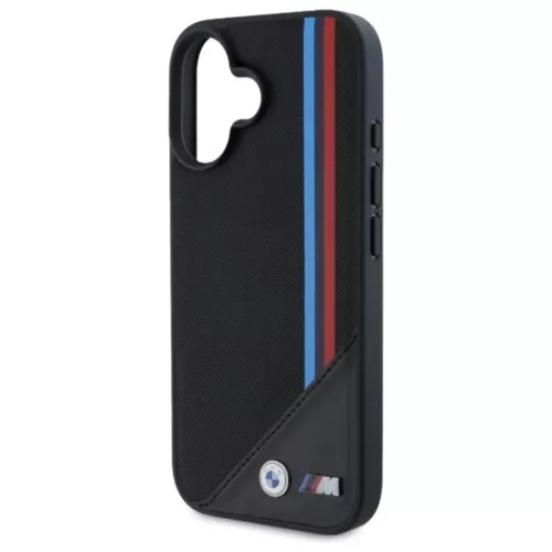  iPhone 16 Fekete BMW M Meshed Tricolor Stripes MagSafe tok-3666339323769 6 kép