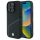 BMW BMHMP16X23RDCLK iPhone 16 Pro Max 6.9" fekete/fekete keménytok Sign Leather Textured And Line MagSafe tok