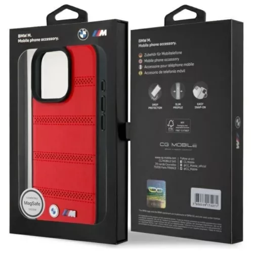  iPhone 16 Pro Max 6.9" piros/piros BMW BMHMP16X23PUSPR M Perforated A-3666339324278 7 kép