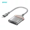 iPhone/iPad Adapter Lightning - SD/TF kártyaolvasó szürke-6933654817530 1 kép