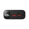 BWOO 20W 20000 mAh power bank LCD kijelzővel, fekete-6933654807555 3 kép