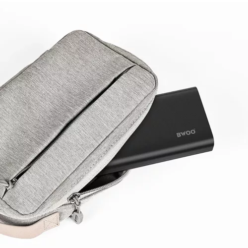 BWOO 20W 20000 mAh power bank LCD kijelzővel, fekete-6933654807555 4 kép