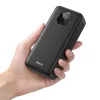 BWOO 22,5W 30000 mAh powerbank LCD kijelzővel, fekete-6933654814973 4 kép