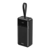 BWOO 65W powerbank 30000 mAh 2x USB-A, 1x USB-C LCD kijelzővel, feket-6933654815932 1 kép