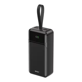 BWOO 65W powerbank 30000 mAh 2x USB-A, 1x USB-C LCD kijelzővel, feket-6933654815932 1 kép