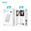 Ultra Slim Power Bank 5000mAh mágneses töltéssel P79 világosszürk-6933654817455 3 kép