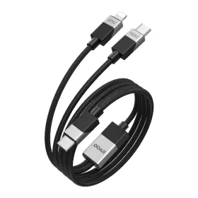 BWOO Brained 100W/27W 2 az 1-ben USB-C - USB-C és Lightning kábel-6933654813785 2 kép