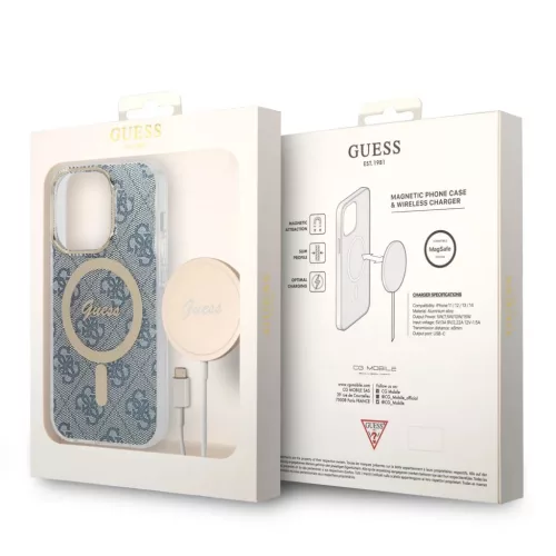 iPhone 14 Pro Guess BUGUHMP14LH4EACSB 4G MagSafe kompatibilis hátlap -3666339102982 4 kép
