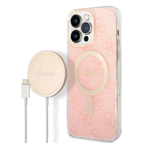 iPhone 14 Pro Guess BUGUHMP14LH4EACSP 4G MagSafe kompatibilis telefont-3666339103064 4 kép