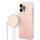 iPhone 14 Pplus Guess BUGUHMP14MH4EACSP 4G MagSafe kompatibilis telefontok + vezeték nélküli töltő rózsaszín
