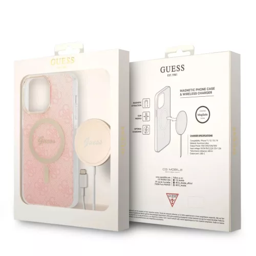 iPhone 14 Pplus Guess BUGUHMP14MH4EACSP 4G MagSafe kompatibilis telefo-3666339103057 7 kép