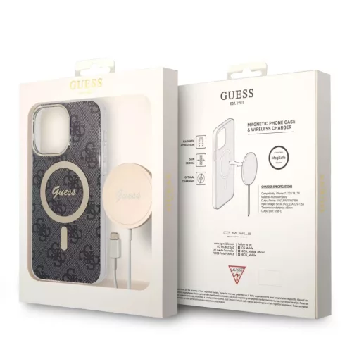 iPhone 14 Pro Max Guess BUGUHMP14XH4EACSK 4G MagSafe kompatibilis hát-3666339102845 6 kép