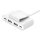 Belkin BOOST CHARGE 4-Port USB-C hosszabbító, elosztó adapter - feh-745883853687 1 kép