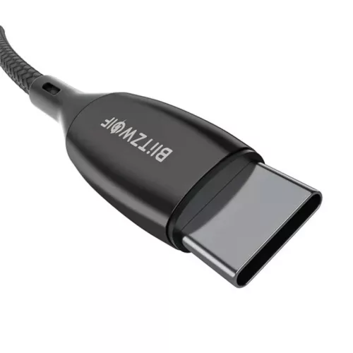 BlitzWolf BW-TC23 USB-C - USB-C töltőkábel kijelzővel, 100W, 0.9m -5905316140141 3 kép