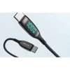 BlitzWolf BW-TC23 USB-C - USB-C töltőkábel kijelzővel, 100W, 0.9m -5905316140141 5 kép