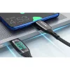 BlitzWolf BW-TC23 USB-C - USB-C töltőkábel kijelzővel, 100W, 0.9m -5905316140141 6 kép