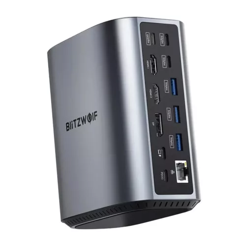 BlitzWolf BW-TH15 17 az 1-ben dokkolóállomás 2xHD+DP+4xC+3xUSB 3.0+-5907085525013 3 kép