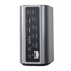 BlitzWolf BW-TH15 17 az 1-ben dokkolóállomás 2xHD+DP+4xC+3xUSB 3.0+-5907085525013 6 kép