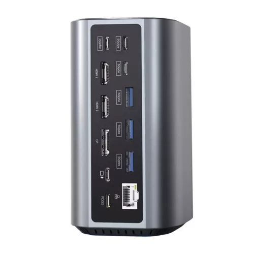 BlitzWolf BW-TH15 17 az 1-ben dokkolóállomás 2xHD+DP+4xC+3xUSB 3.0+-5907085525013 6 kép