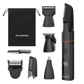 MAXGROOM LK-881 multifunkcionális trimmer cserélhető fejjel - feket-5907769388859 1 kép