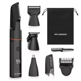 MAXGROOM LK-881 multifunkcionális trimmer cserélhető fejjel - feket-5907769388859 2 kép
