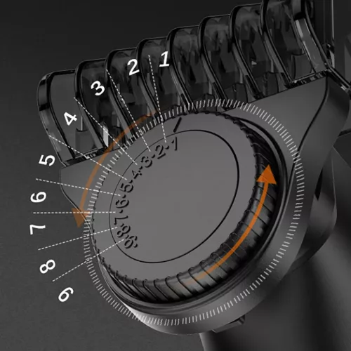 MAXGROOM LK-881 multifunkcionális trimmer cserélhető fejjel - feket-5907769388859 9 kép