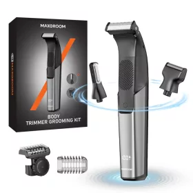 MAXGROOM M-319 multifunkciós trimmer cserélhető fejekkel - fekete-5907769388811 2 kép