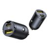 Baseus Tiny Star Mini autós töltő (U+C) 30W Kozmikus fekete-6932172677206 2 kép