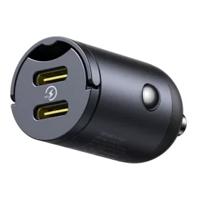 Baseus Tiny Star Mini Autós Töltő 2C 30W Kozmikus Fekete-6932172677190 2 kép