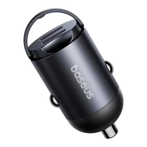 Baseus Tiny Star Mini Autós Töltő 2C 30W Kozmikus Fekete-6932172677190 3 kép