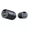 Baseus Tiny Star Mini Autós Töltő 2C 30W Kozmikus Fekete-6932172677190 4 kép