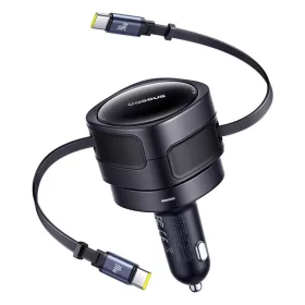 Baseus PD autós töltő 2x USB-C port 60W fekete