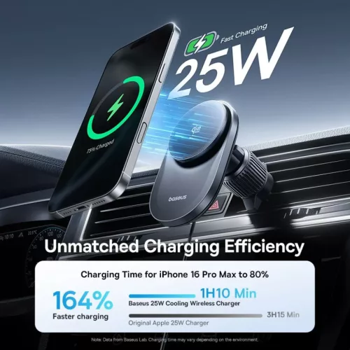 Vezeték nélküli autós töltő Baseus PrimeTrip VC2 Pro, 25W, 1.67A-6942521201426 6 kép